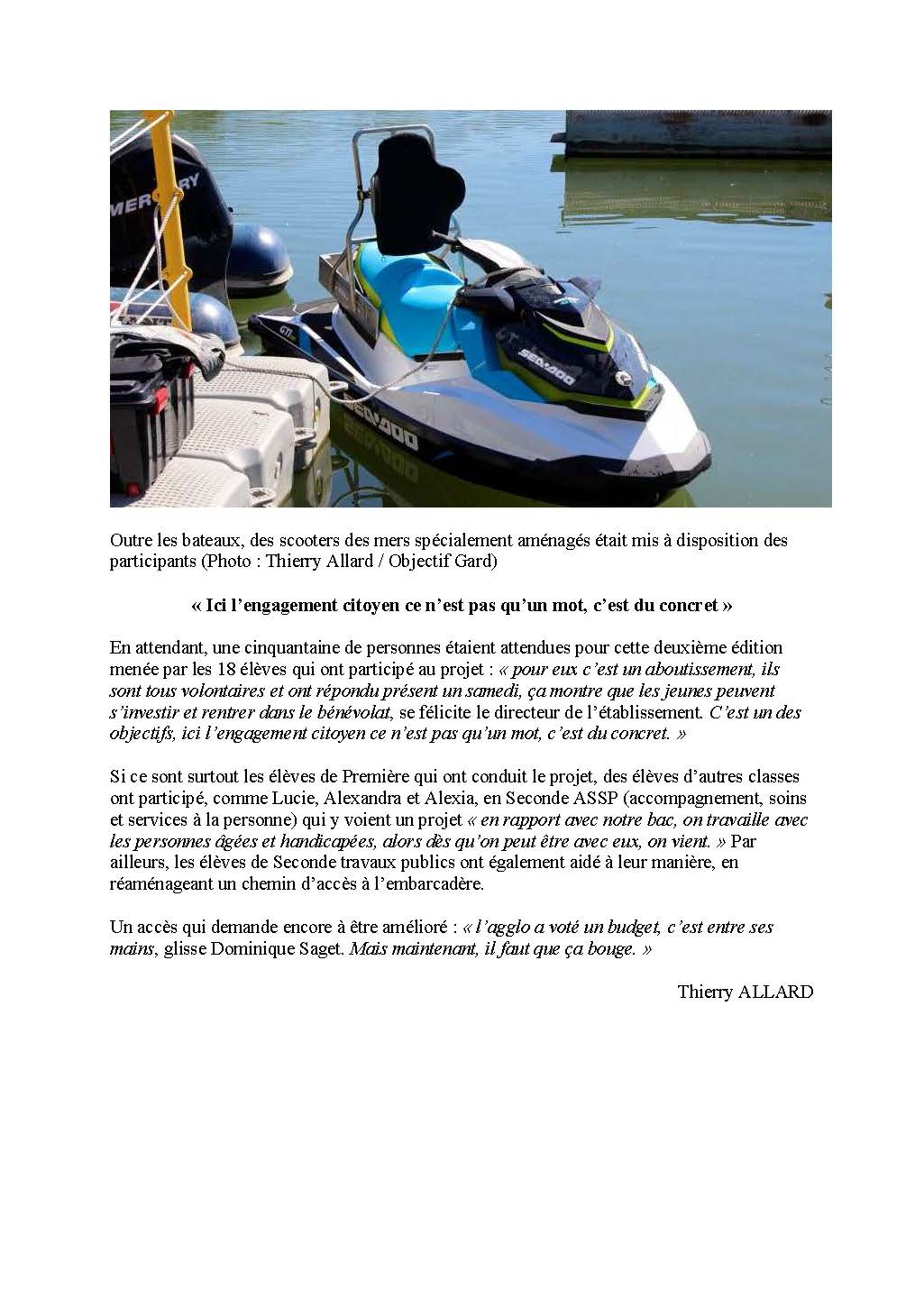 Objectif Gard LAUDUN-L’ARDOISE Une journée pour concilier nautisme et handicap 22-05-2016_Page_2